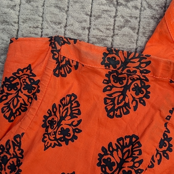 🎃 Old Navy Popping Orange and Navy Dress - Picture 4 of 7